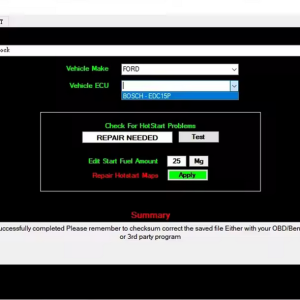 Hot Start Fix & Test TOOL for VAG & FORD